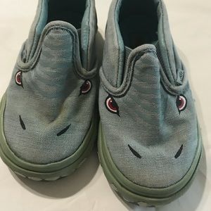 Vans Classic Toddler Shark Slip-On Sneakers 6